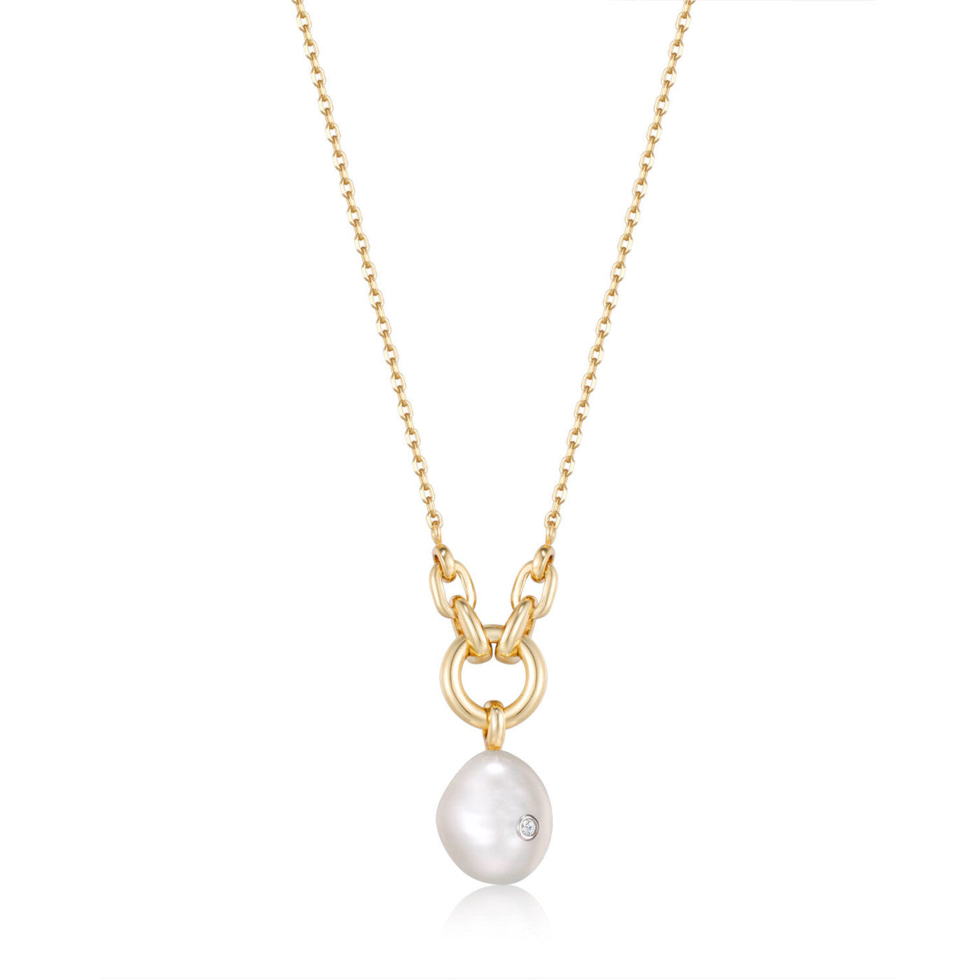 Ania Haie Pearl Power Gold Necklace AH-N043-03G