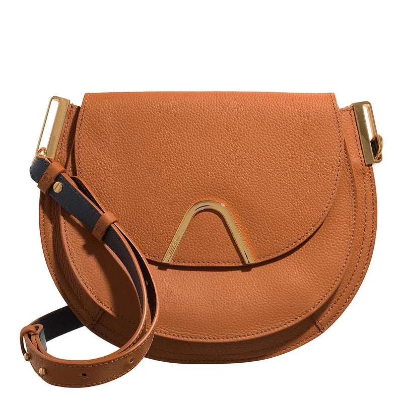 Coccinelle Cognac Leather Crossbody Bag E1QKF150101390-zoom-