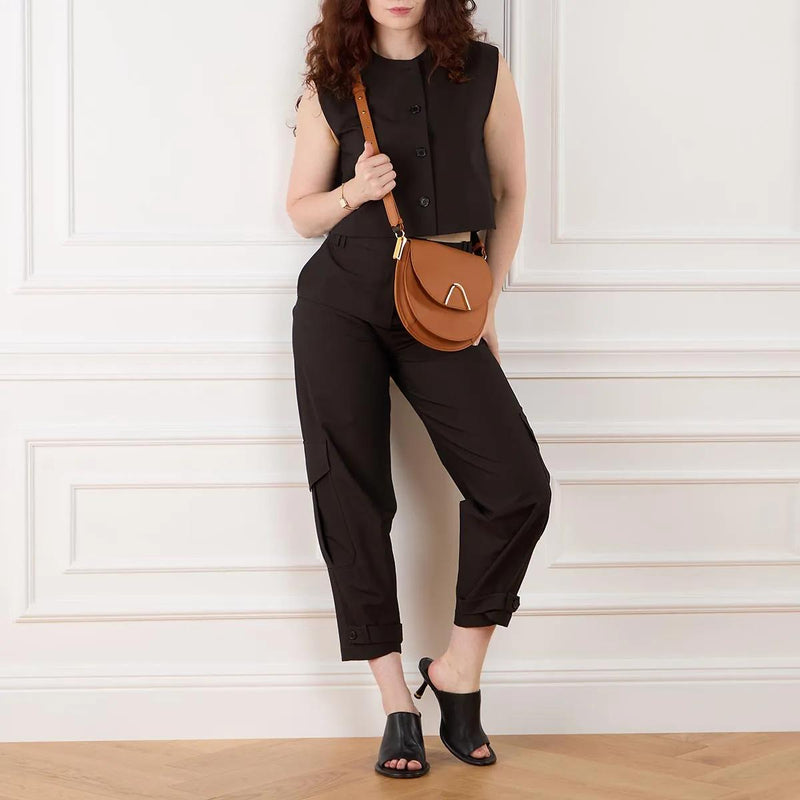 Coccinelle Cognac Leather Crossbody Bag E1QKF150101390-zoom-