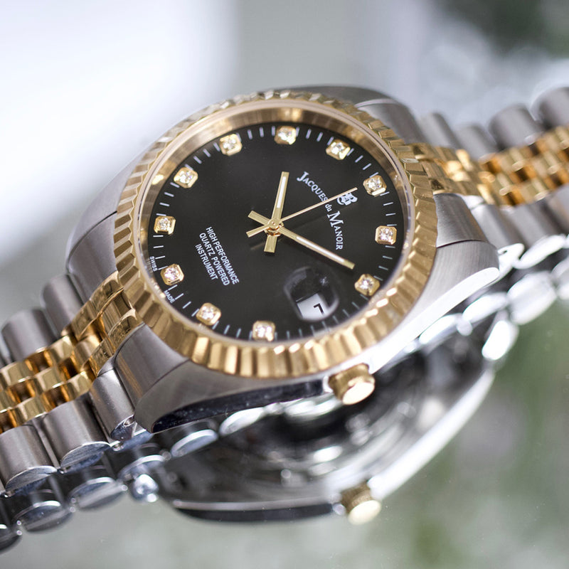 Jacques du Manoir Inspiration damen Uhr Gold/Silber NRO.19-zoom-