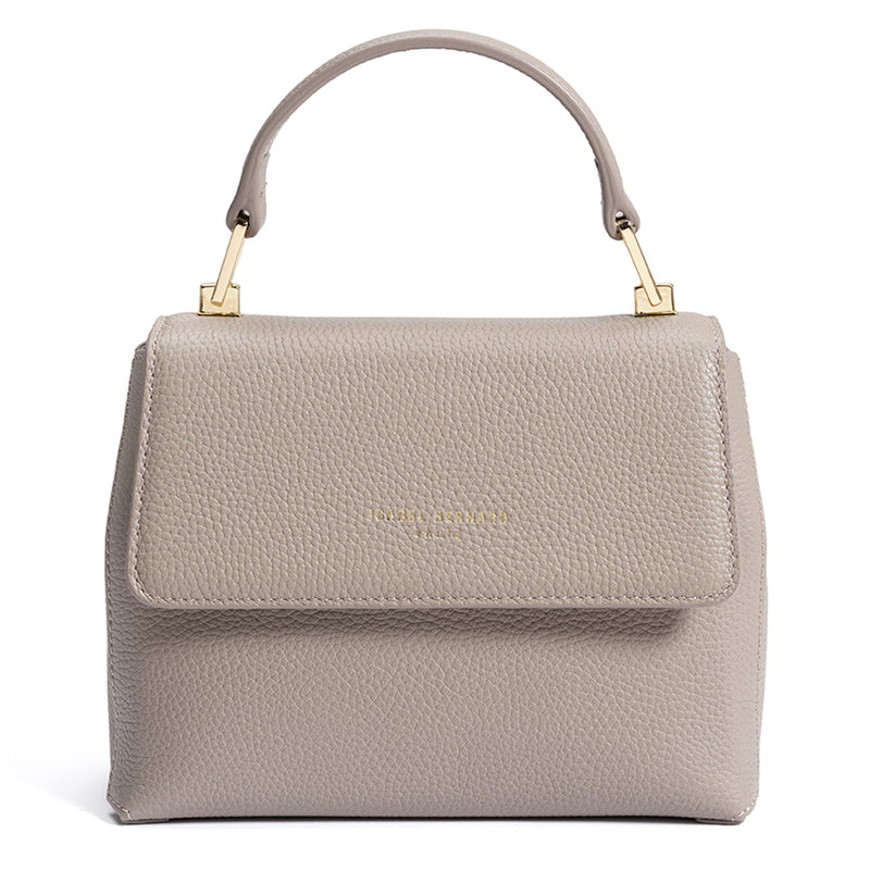 Isabel Bernard Femme Forte Heline Taupe Kalbsleder Handtasche IB21039-zoom-