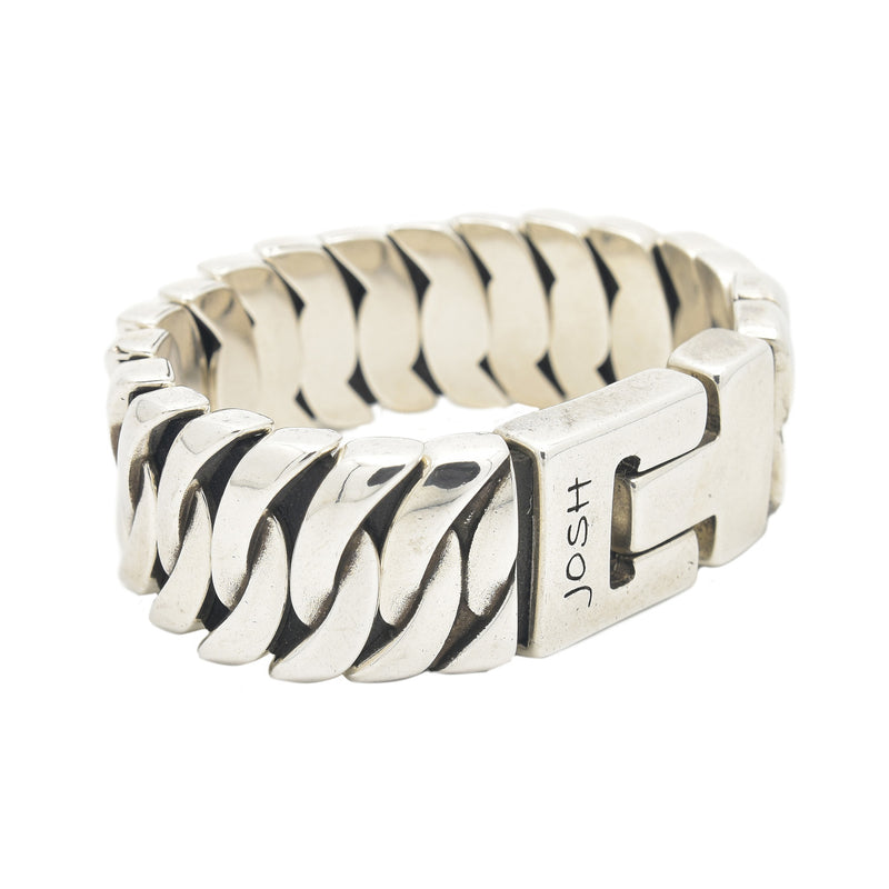 Josh Silberfarbene Armband 03504-BRA-S/L-zoom-