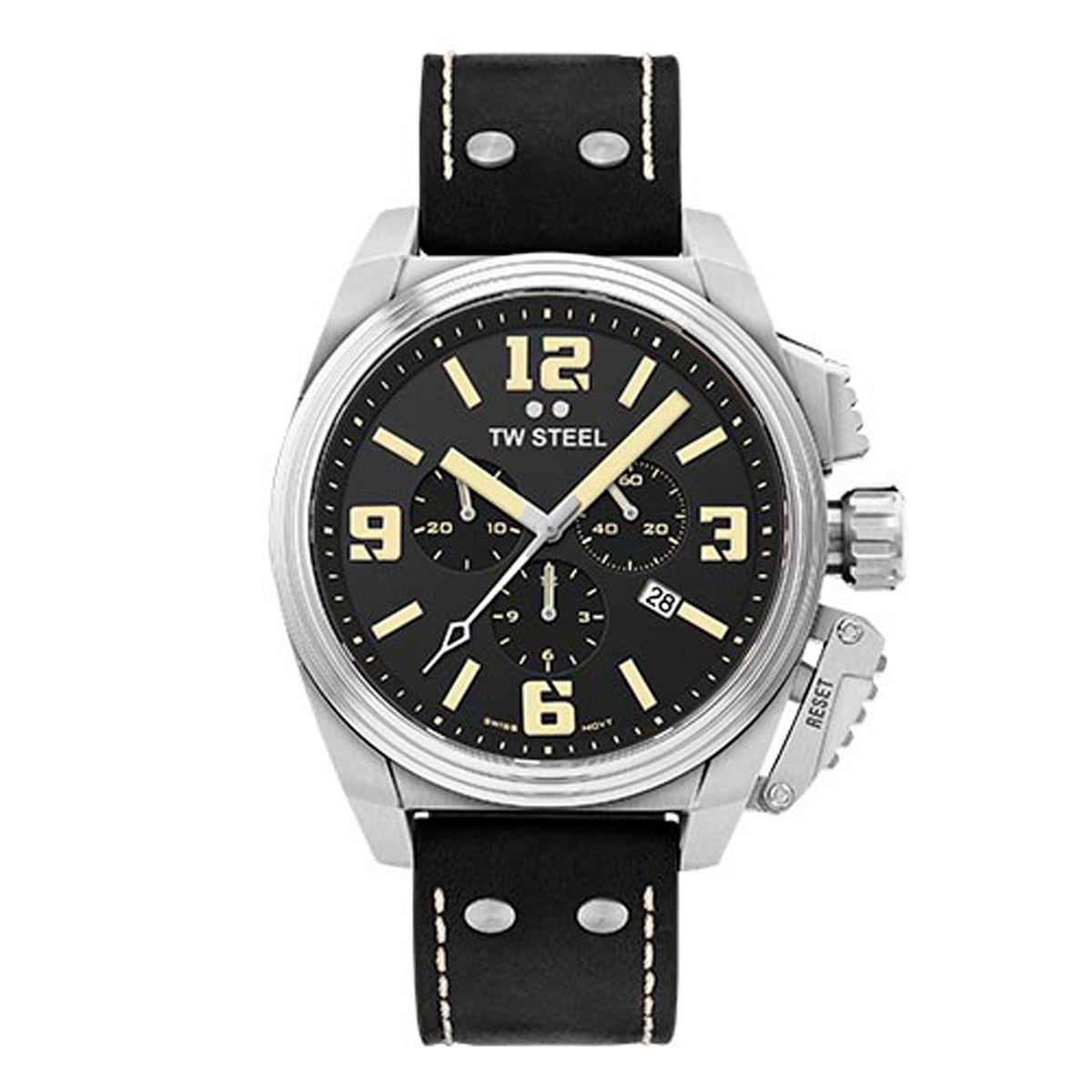 TW Steel Canteen Black Men's Watch 2002-TW1011