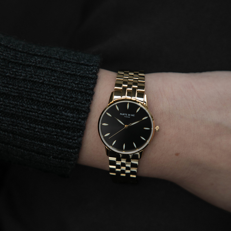 Parte Di Me Orologio rund Damenuhr goldfarben und schwarz PDM09044-zoom-