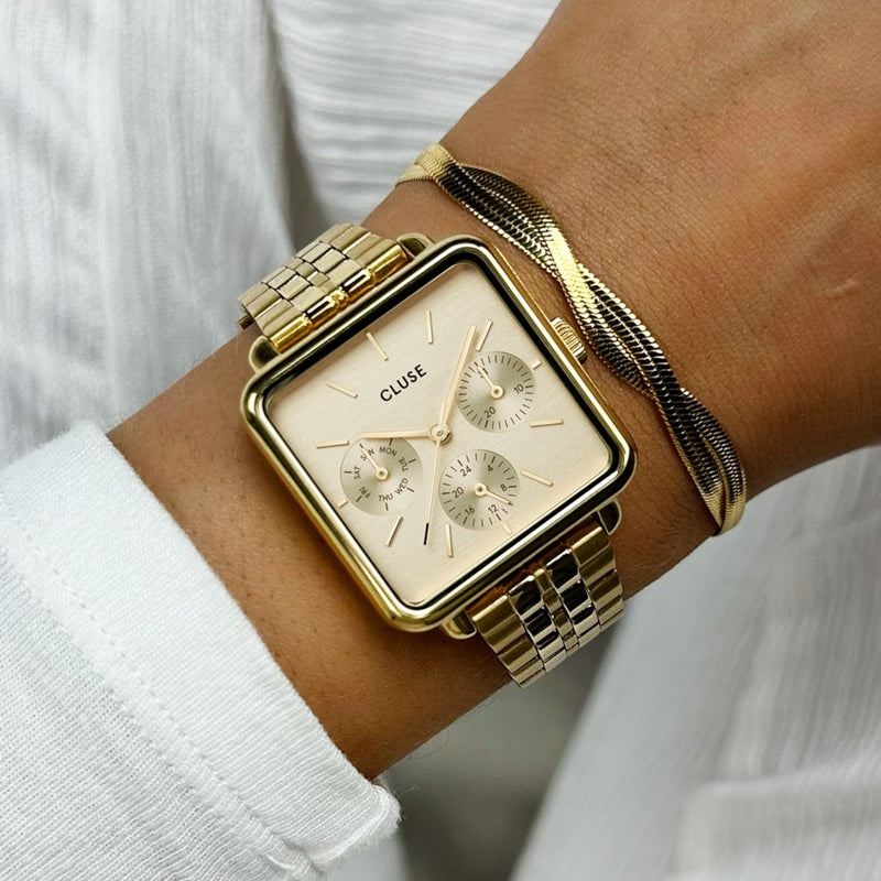 CLUSE La Tétragone damen Uhr Gold CW13801-zoom-