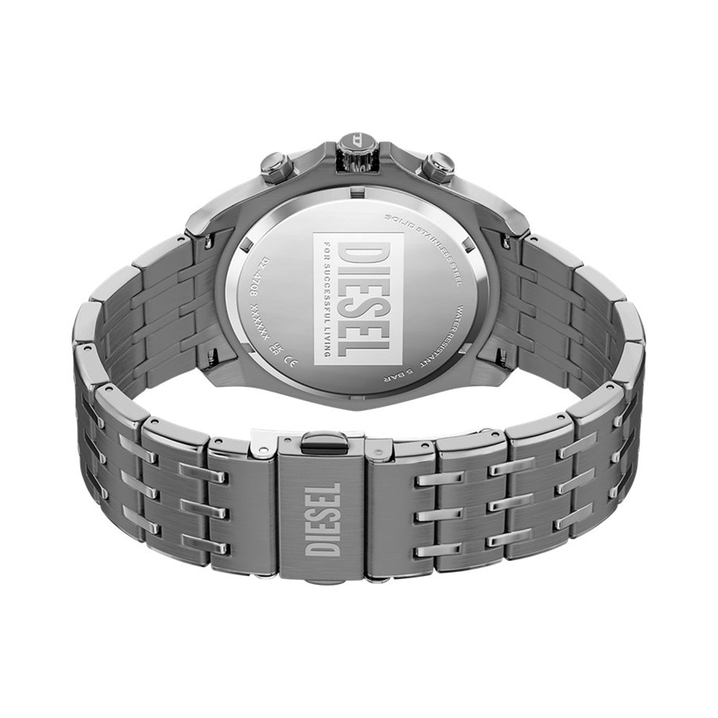 Diesel Stinger Round Grey Dial Watch DZ4708