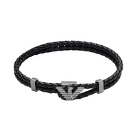 Emporio Armani Leather Men's Bracelet EGS3322060