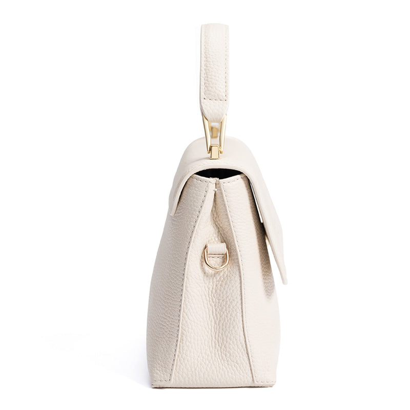 Isabel Bernard Femme Forte Heline Creme Kalbsleder Handtasche IB21027-zoom-