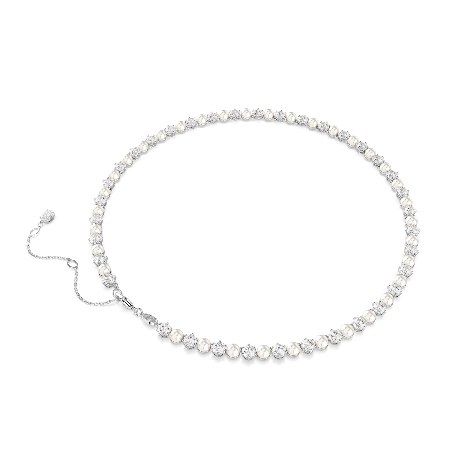 Swarovski Matrix Silver Coloured Necklace 5689623