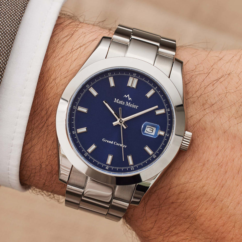 Mats Meier Grand Cornier herren Uhr Silber MM00518-zoom-
