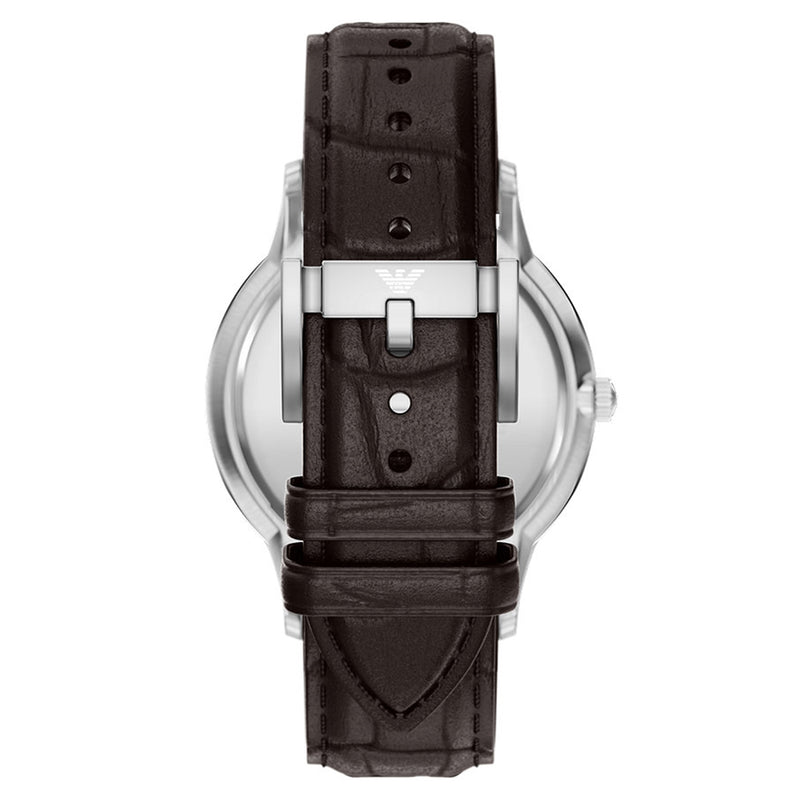 Emporio Armani Round Silver Dial Watch AR11783-zoom-