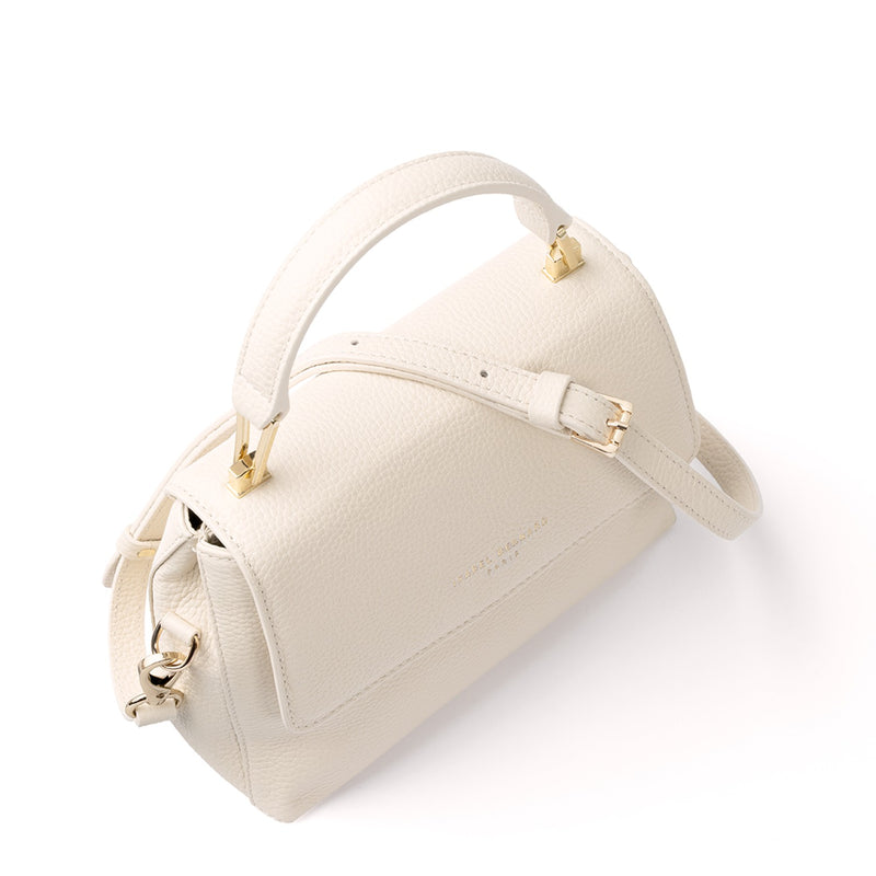 Isabel Bernard Femme Forte Heline Creme Kalbsleder Handtasche IB21027-zoom-