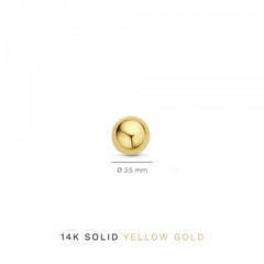 Isabel Bernard Cadeau d´Isabel 14 Carat Golden Earrings Set IB90119