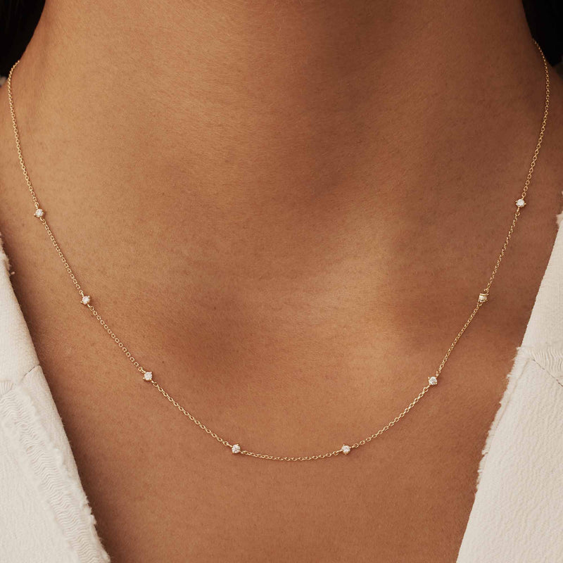 Isabel Bernard Rivoli Esmée 14 Karat | Gold Halskette IB340123-zoom-