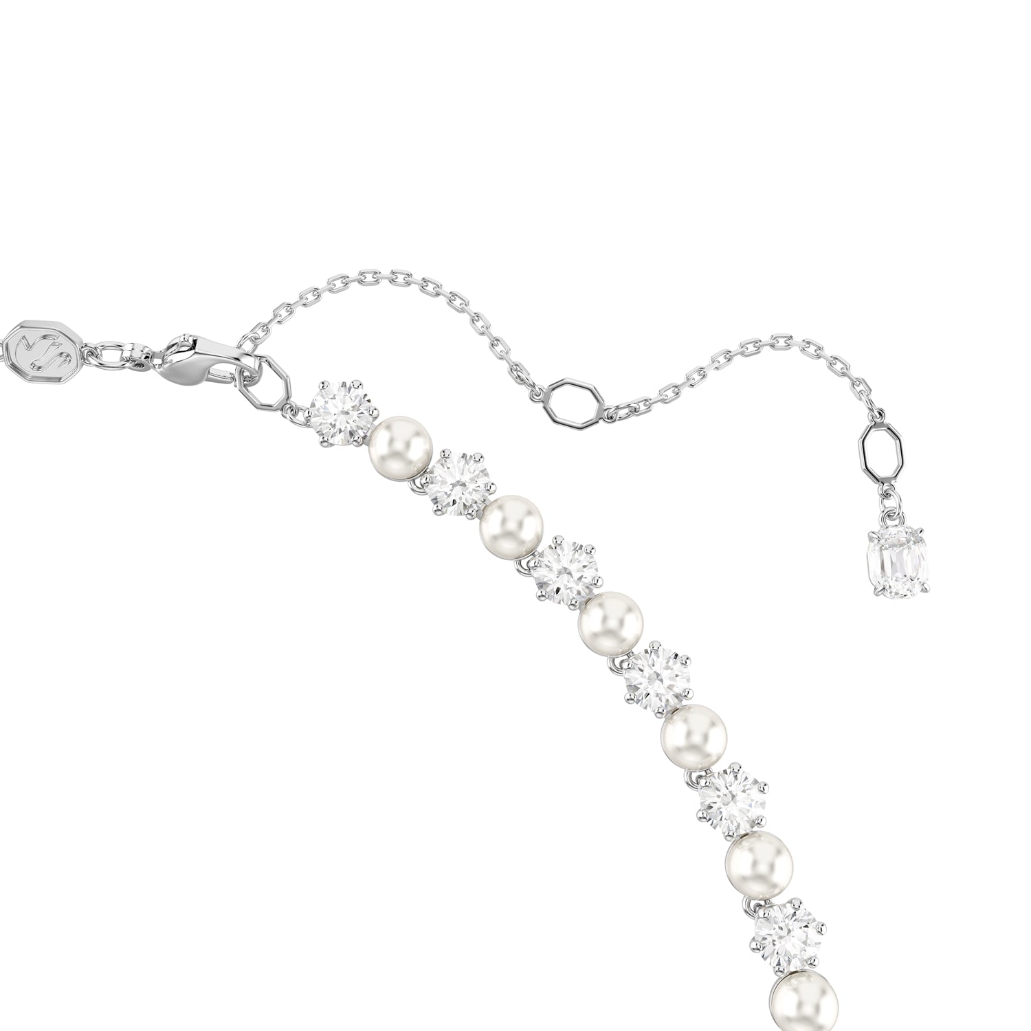 Swarovski Matrix Silver Coloured Necklace 5689623