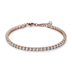 Pandora Timeless Sparkling Tennis Bracelet Armband 581469C01-20 Met 14K Roségouden Plating