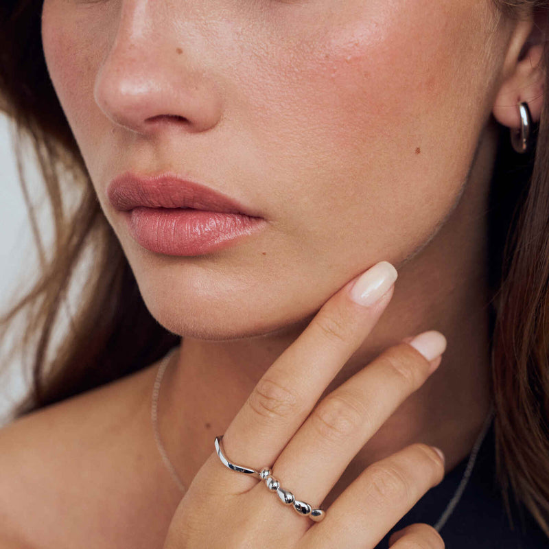 Sif Jakobs 925 Sterling Silver Goccia Piccolo Pianura Ring SJ-R2594-52-zoom-