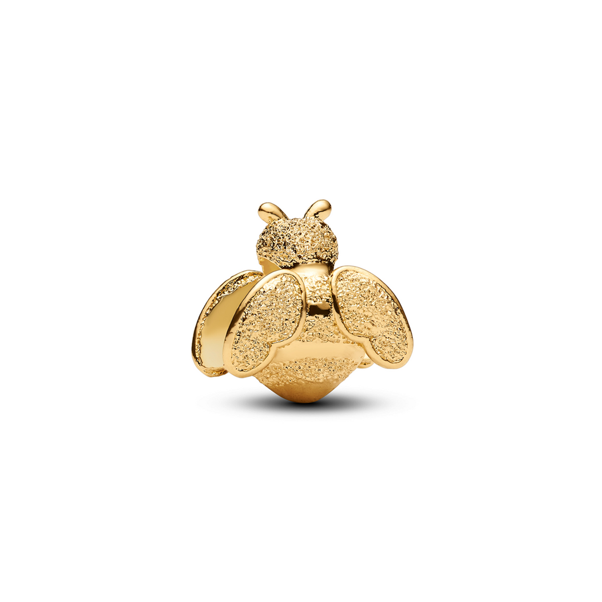 Pandora Moments Gold Plated Textured Bee Mini Charm 764524C00