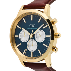 Daniel Wellington Iconic Chronograph Blue Arctic Men's Watch DW00100875
