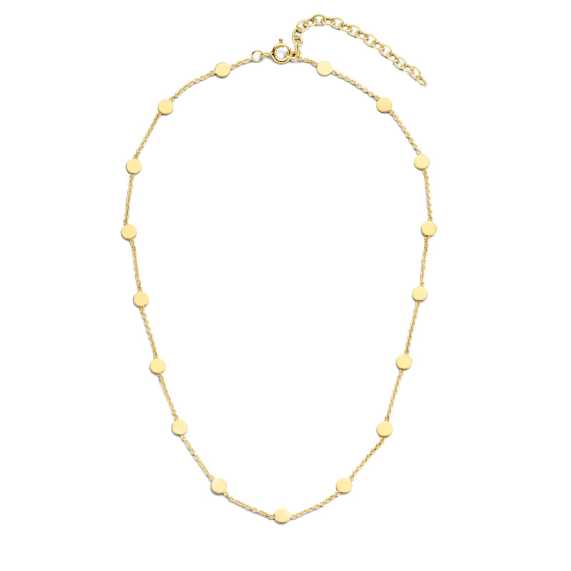 Violet Hamden Luna 925 Sterlingsilber Vergoldetes Choker mit Münzen VH15001-zoom-