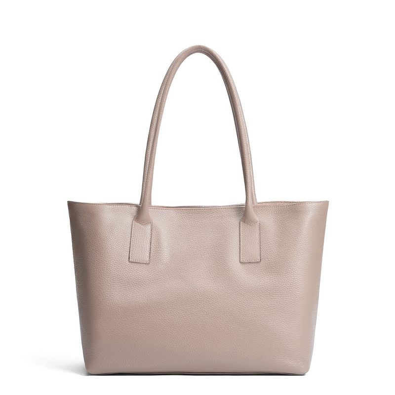 Isabel Bernard Honoré Elin Taupe Kalbsleder Schultertasche IB25111-078-zoom-