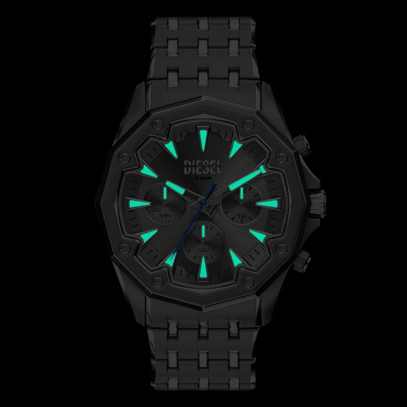 Diesel Stinger Round Grey Dial Watch DZ4708