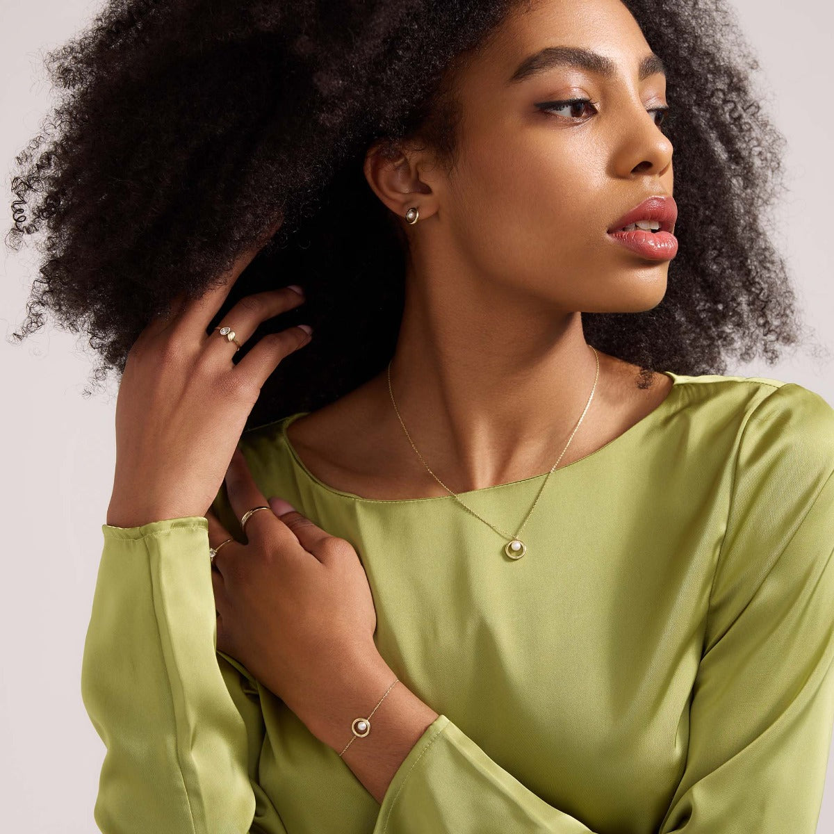 Beloro Jewels Monte Napoleone Perla 9 carat gold Bracelet BO320023