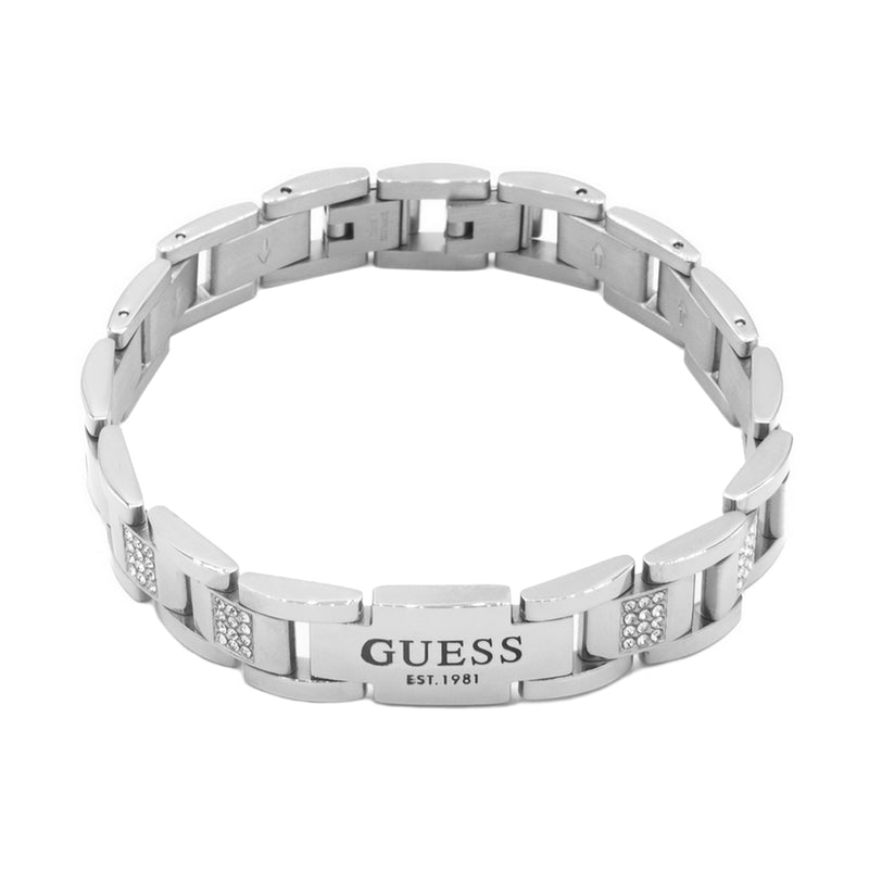 GUESS Frontiers Silberfarbene Armband JUMB01342JWSTT-U-zoom-
