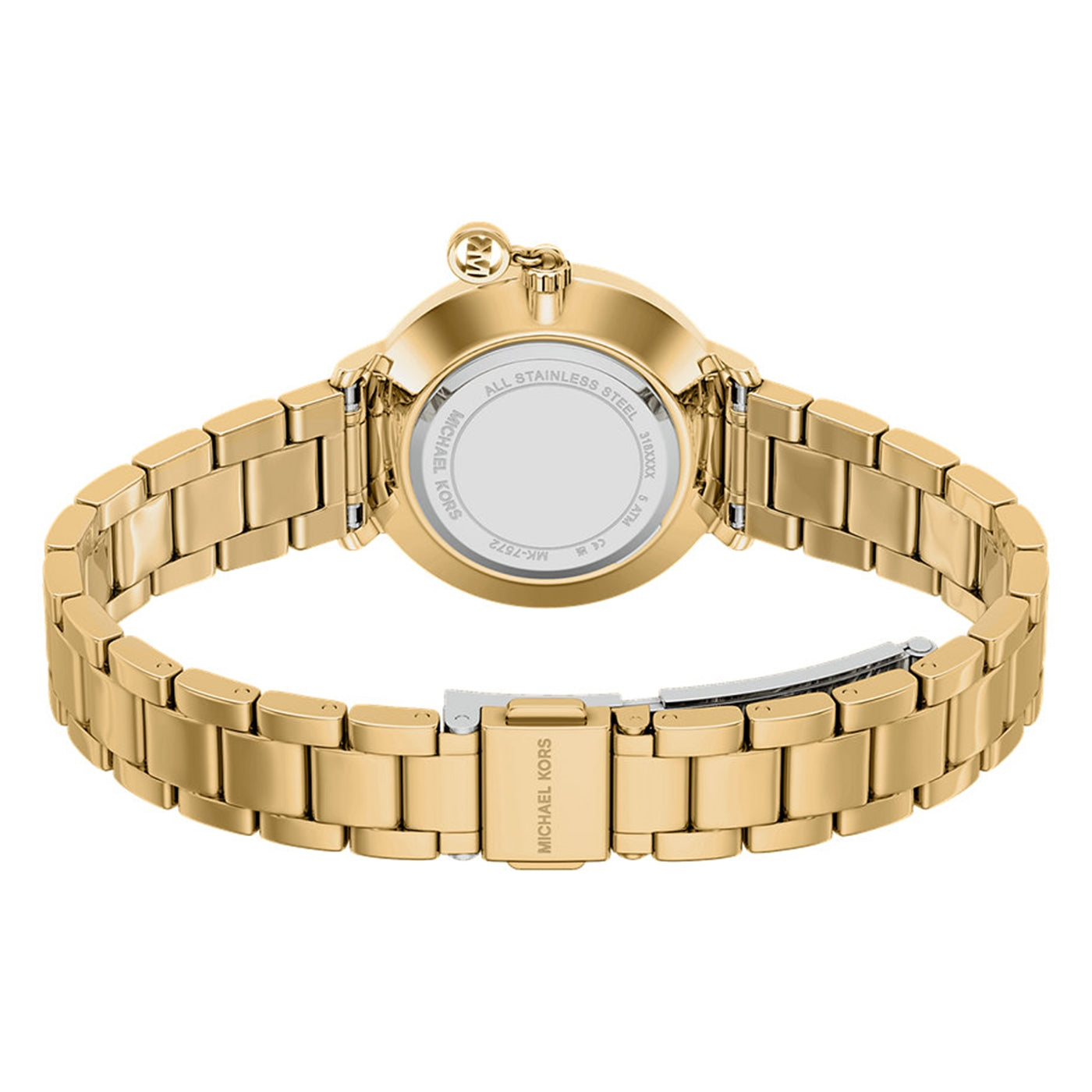 Michael Kors Pyper Round Gold Dial Watch MK7572