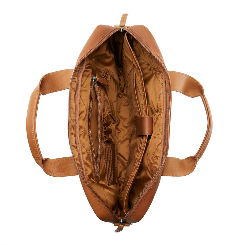 The Chesterfield Brand Calvi damen Laptoptasche Kognak C40.103331-zoom-