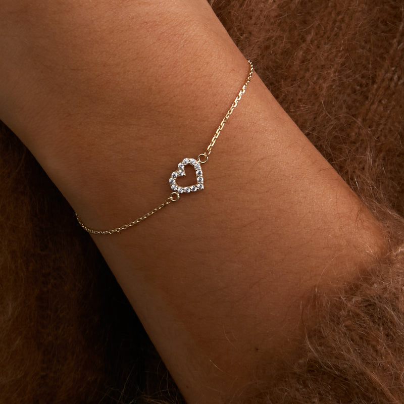 Beloro Jewels Monte Napoleone Valentina 9 karat bracelet with zirconia BO320042-zoom-