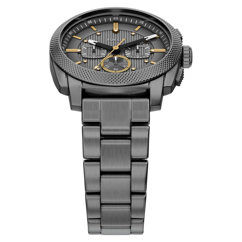 Fossil Machine Round Grey Dial Watch FS6160-zoom-
