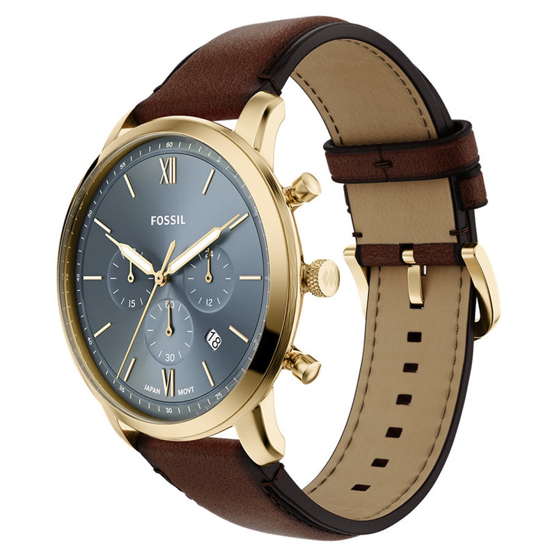 Fossil Neutra Round Blue Dial Watch FS6162-zoom-