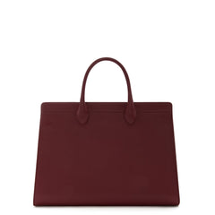 Isabel Bernard Honoré Nadine Bordeaux Calfskin Leather Handbag IB25080