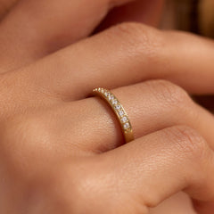 Parte Di Me Santa Maria della Base 925 sterling Silver gold plated Ring PDM33049-60