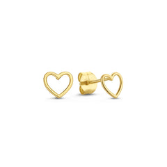 Isabel Bernard Belleville Amore 14 Carat Golden Ear Studs IB360232