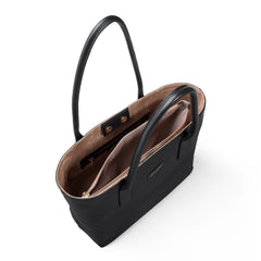 Isabel Bernard Honoré Elin Black calfskin leather shoulder bag IB25111-001