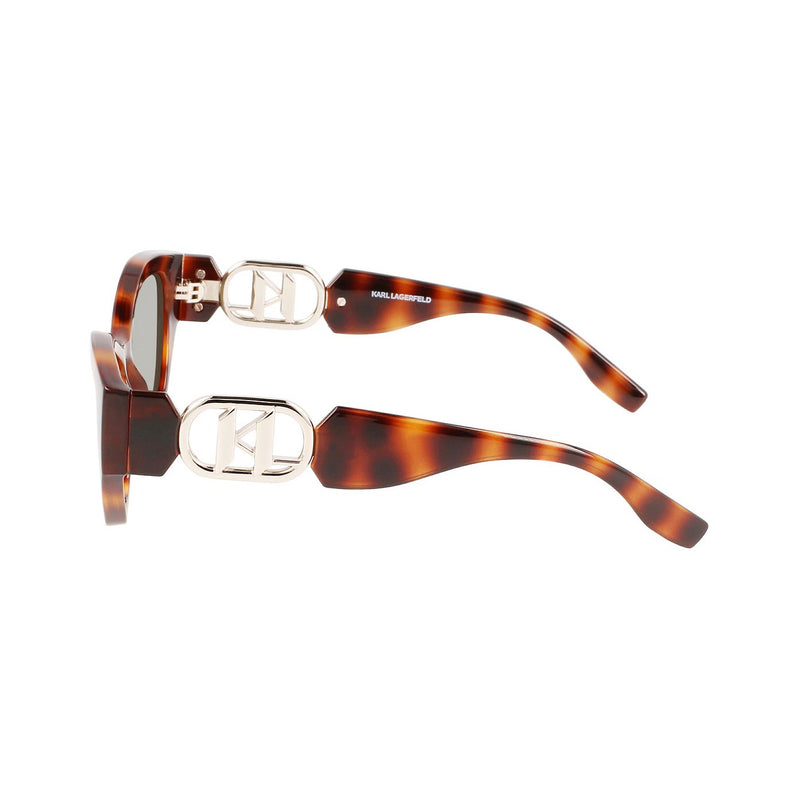 Karl Lagerfeld Braune Sonnenbrille KL6086S-240-zoom-