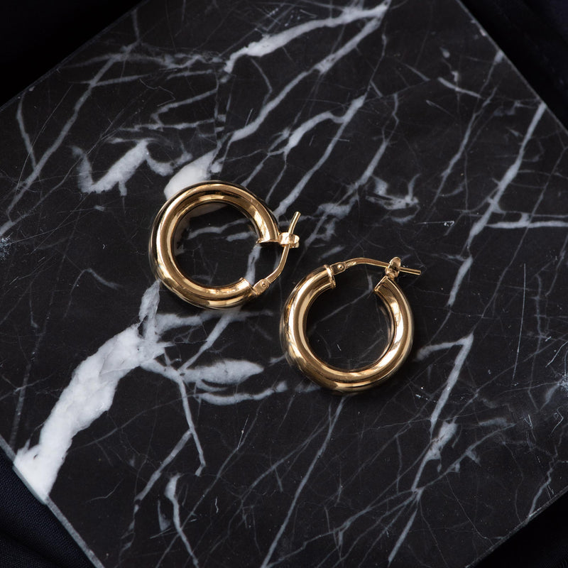 Parte Di Me Bibbiena Poppi damen Creolen 585 Vergoldung PDM36056-zoom-