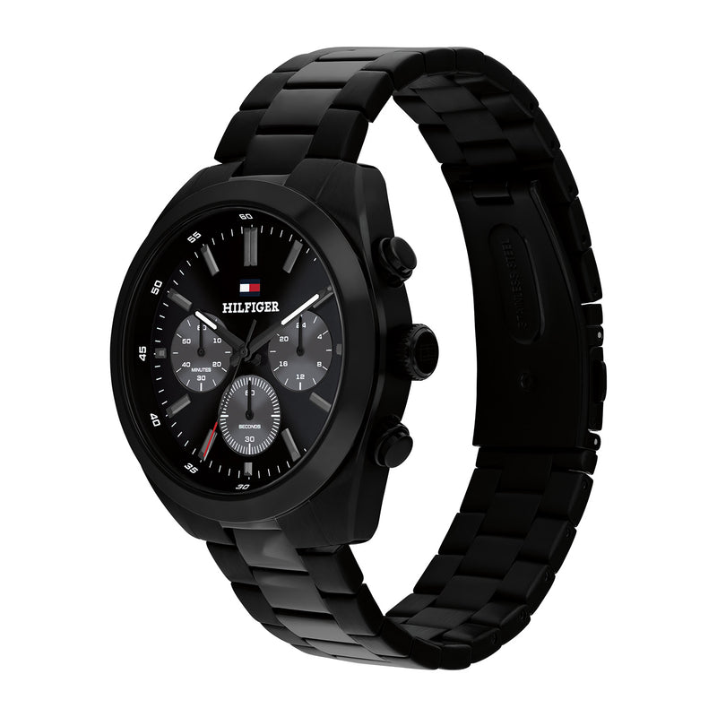 Tommy Hilfiger Schwarze Herrenuhr TH1710724-zoom-