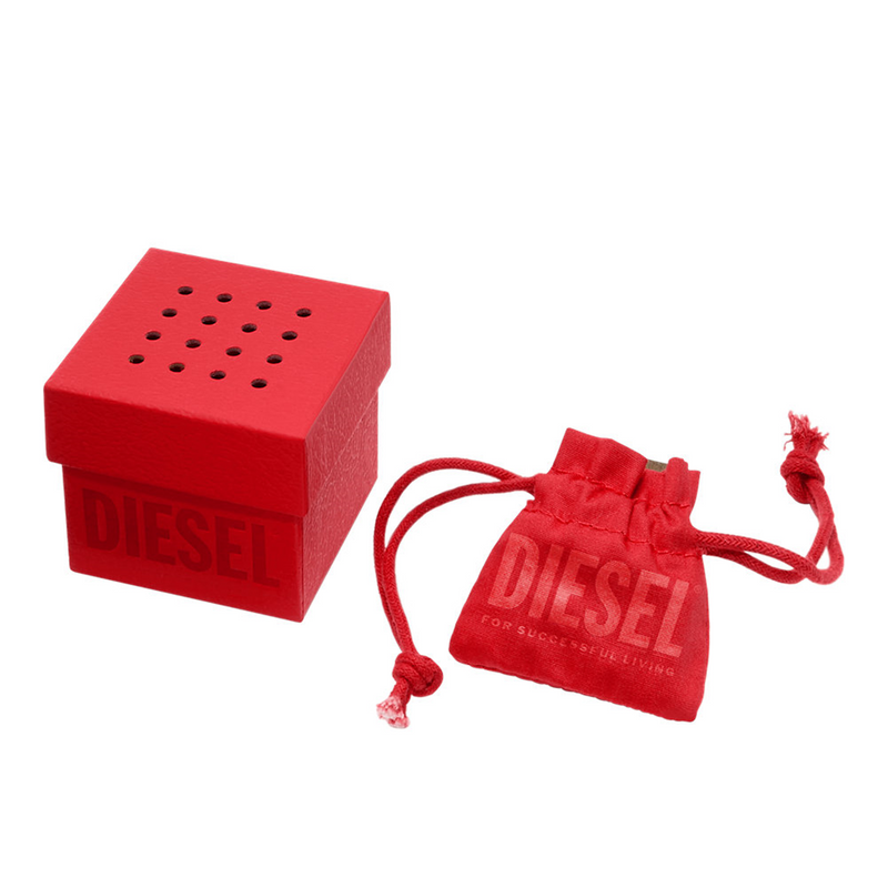 Diesel D Logo Silver Stainless Steel Ring DX16380407-zoom-