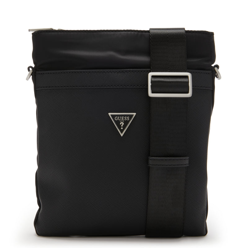 GUESS Certosa herren Umhängetasche Schwarz HMECRN-P3376-BLA-zoom-