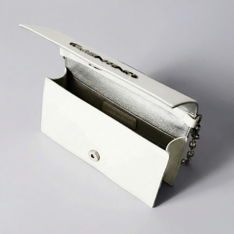 Valentino Bags Stefany White Crossbody Bag VBS90110BIANCO-zoom-