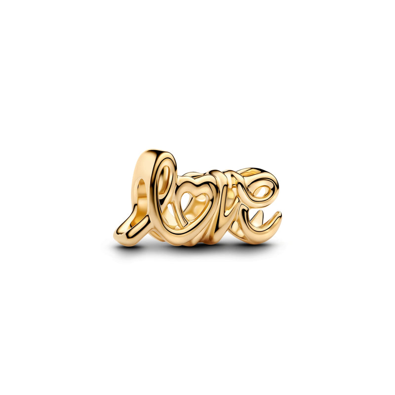 Pandora Love Gold coloured Love Charm 763055C00-zoom-
