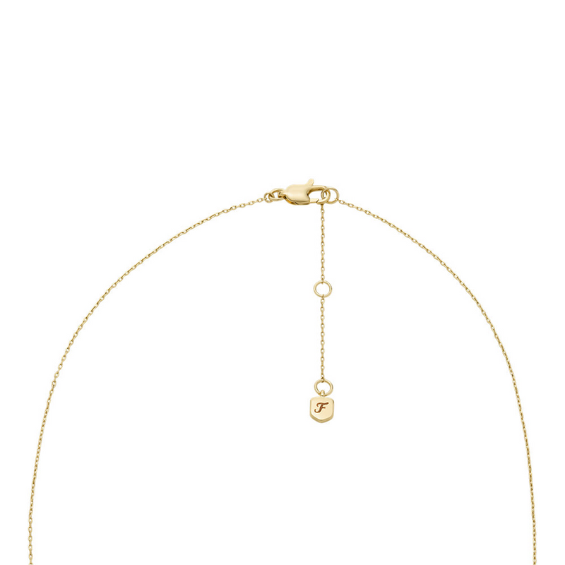 Fossil Ellis Brass Necklace JA7287710-zoom-