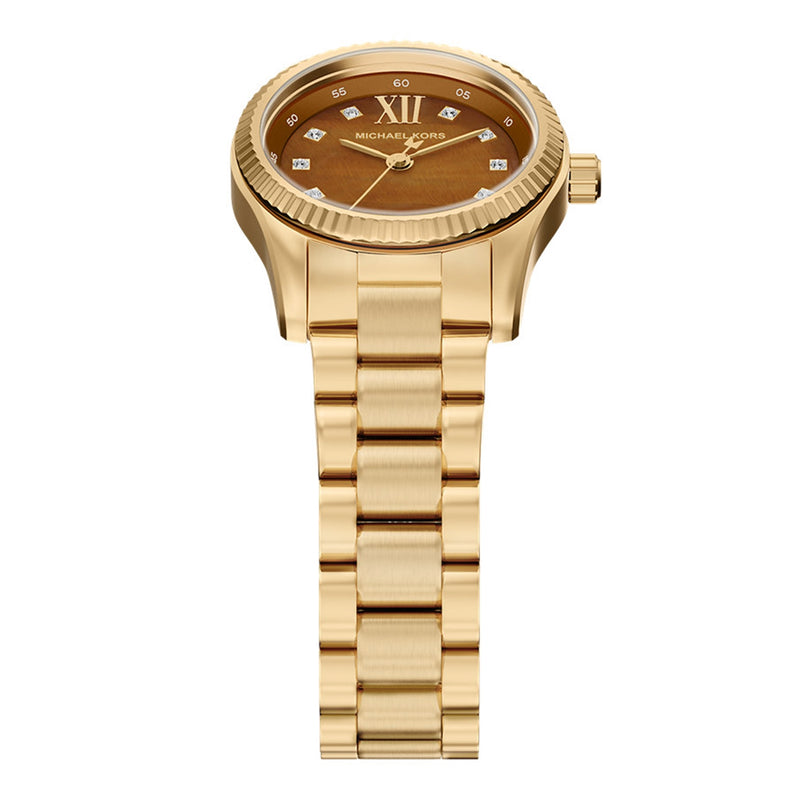 Michael Kors Lexington Round Brown Dial Watch MK7578-zoom-