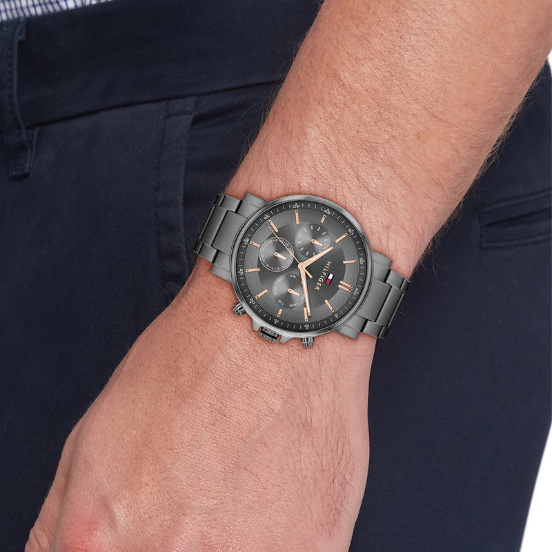 Tommy Hilfiger Graue Herrenuhr TH1710711-zoom-