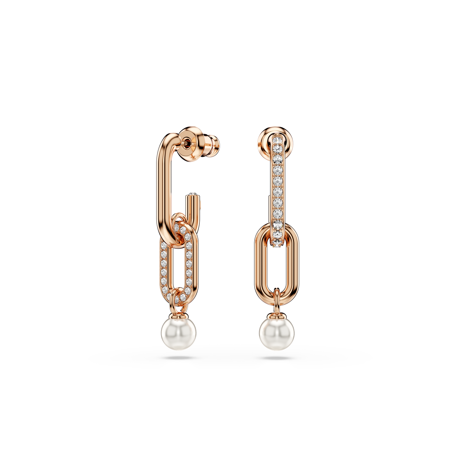 Swarovski Constella Rose Gold Coloured Earrings 5728585