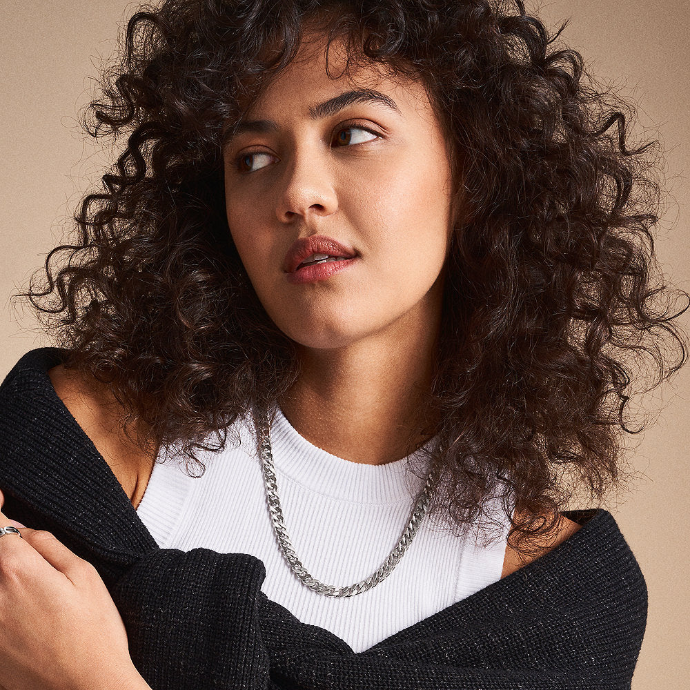 Fossil Harlow Silver Necklace JF04696040