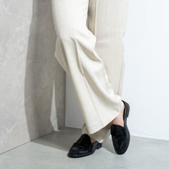 Vendôme Blandine black spazzolato leather mules IB51016-601-35